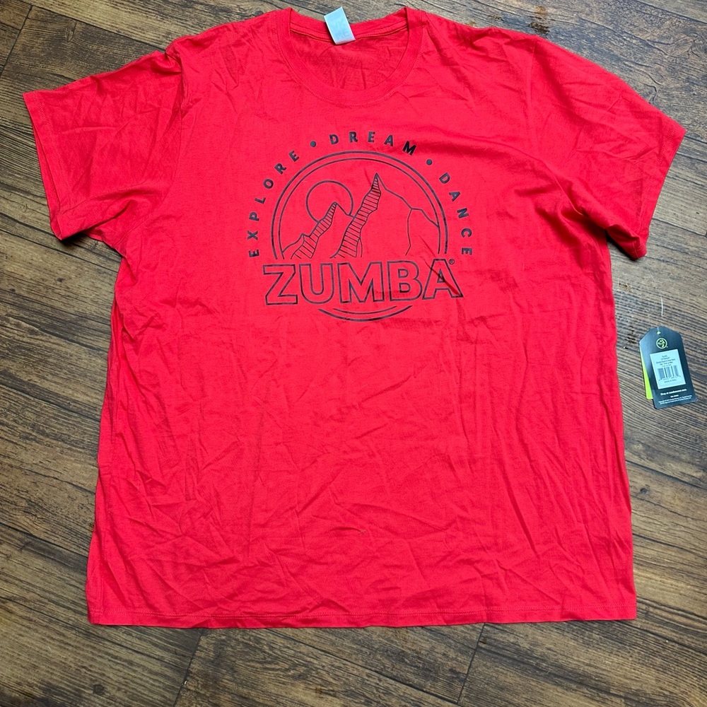 Zumba Fitness Vibrant Red Tee